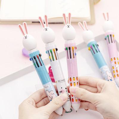 China office & Custom kawaii wholesale stationery school pen school supplies colorful ballpoint pen for sale