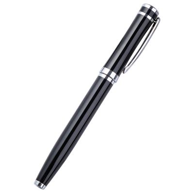 China office & 2020 Promotional Metal Body Twist Ballpoint Pen Customized Logo Black Slim School Pen Gift Ballpoint Pen for sale