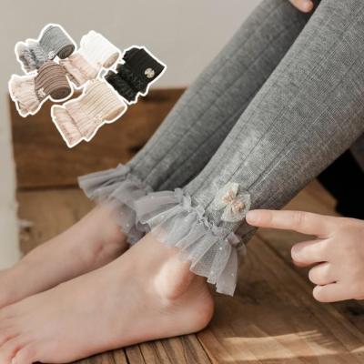 China 2021 Wholesale Antibacterial Children's Pantyhose Antibacterial Children's Pantyhose Beautiful Bow Cotton Baby Pantyhose Girls Pantyhose for sale