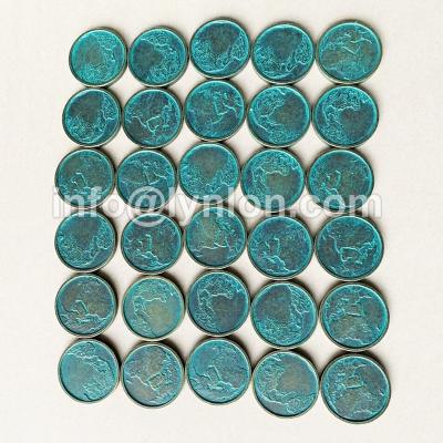 China Custom High Quality Custom Metal Board Game Model Metal Coins Token Coin Custom Size for sale