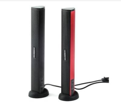 Chine Orateurs stéréo portatifs audio de Soundbar, orateurs actionnés d'étagère pour le PC/carnet à vendre