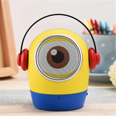 China Minions JYWT Creative Bluetooth Speakers Hands Free MP3 Player MIC TF USB Toy for sale