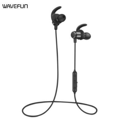 China Wavefun Fit Magnetic Bluetooth Headphones Around Neck AptX IPX 5 Waterproof With Mic for sale