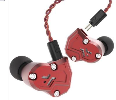 China 4 Dynamic Hybrid In Ear Earphones HIFI DJ Monitor RevoNext QT3S Quad Drivers for sale