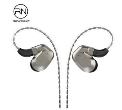 China 1DD 1BA Alloy Shell HiFi Mobile Phone Earbuds RevoNext NEX602 Quad Drivers for sale