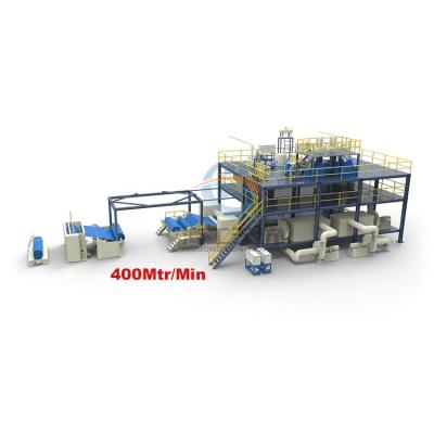 China Factory Hg New Products Spunbond Nonwoven Fabric Making Machine SMS Spunbond Fabric Production Line for sale