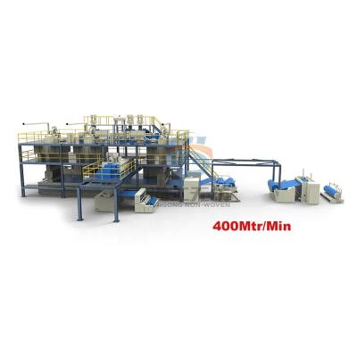 China High speed nonwoven fabric machine pp textile spreading nonwoven machinery from factory for sale