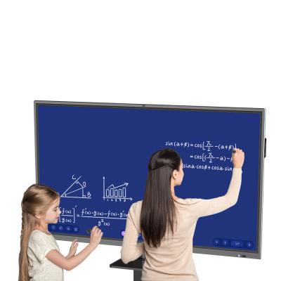 China Portable reusable china whiteboard touch screen smart interactive kiosk led digital signage and display screen displays for sale