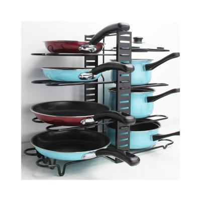 China Factory Stocked Direct Corner Stinked Around Turning Multi-Layer Storage Kitchen Shelf Rack for sale