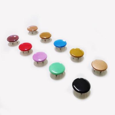 China Newest Dry Cleaning Custom Form Metal Magnetic Press Multiple Color Three Part Snap Button Composition for sale