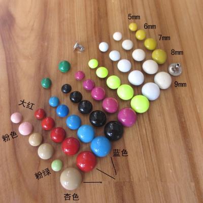 China Pearl metal studs for metal leather direct magnetic double-sided ball stainless steel shape factory snap button for sale