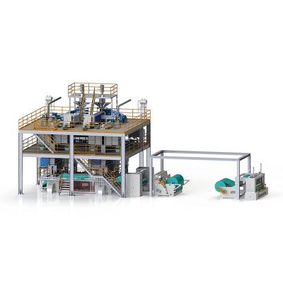 China Factory Nonwoven Fabric Meltblown Machine 2400 Machine Spunbond Fabric Netting for sale