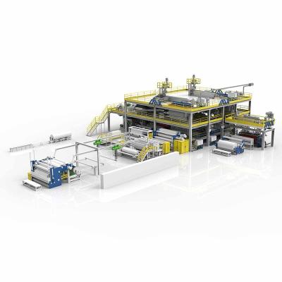 China Factory High Capacity PP Meltblown Nonwoven Fabric Making Machine China Machinery Nonwoven Spunmelt Production Line for sale