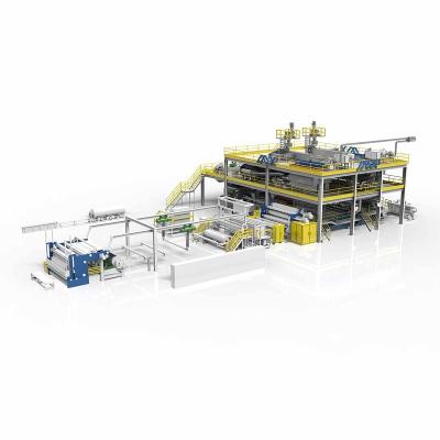 China Factory 2021 Fast Delivery Time Nonwoven Fabric Making Machine Production Line for sale