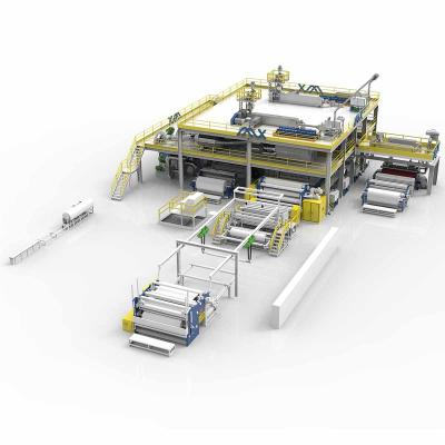 China Factory China Nonwoven Fabric Making Machine Smms High Quality PP Meltblown Nonwoven Fabric Production Line for sale