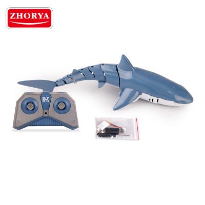 China RC Model Zhorya Simulation Remote Control Fish Jet Operation Fishes Electric Remote Control Shark Toy for sale