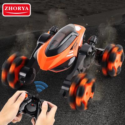 China Zhorya Kids Rc 4Wd Stunt Truck Electric RC Model Toy Cars Off Road Wholesale 2.4GHZ Radio Control Car Small for sale