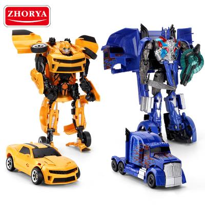 China Toy Zhorya fighter educational toy assemble intelligent deformation toy robot robot car educational toys for sale