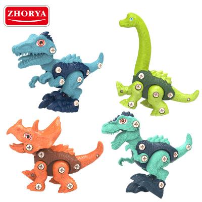 China Intelligence Developing Zhorya Electric Disassembly Disassemble Dinosaurs Educational Children Simulate DIY Toy for sale