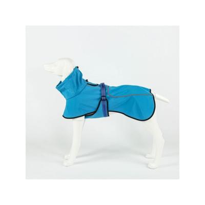 China China Supplier Sustainable Pet Jacket Blue Double Pull Rope Entry Jacket Breathable Design for sale