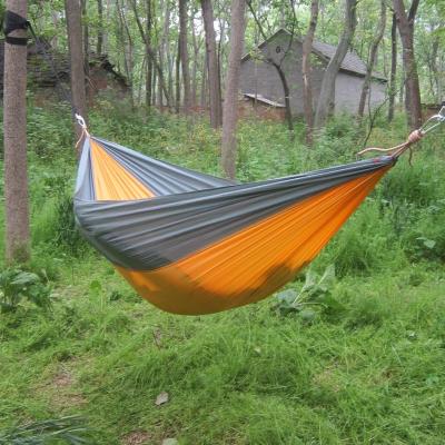 China Rocking Hammock Lightweight Nylon Parachute Fabric Military Hammock for sale