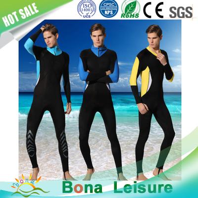 China Antibacterial high quality soft sunproof prevent jellyfish diving dress snorkeling wetsuit for men for sale