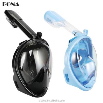 China Snorkel Anti-Leaking Premium Anti-Fog And New Mask Snorkel Mask, Full Face Snorkel Mask Fog Snorkeling For Gopro Camera On Amazon for sale