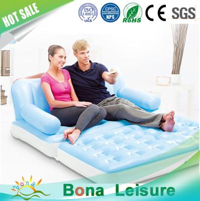 China Durable PVC Air Inflatable Multifunctional Sofa Bed for sale