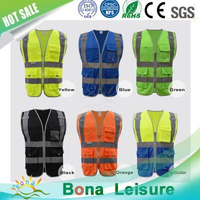 China New Design Hottest China Safety Reflective Green Vest Breathable With 6 Colors Reflective Clothing for sale