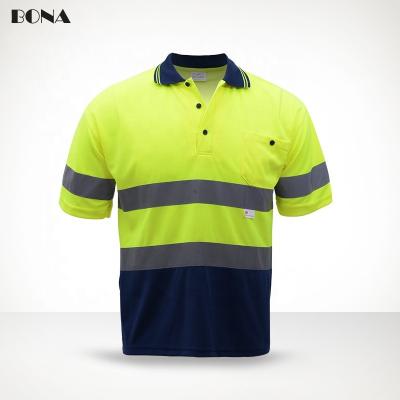 China EN20471 Hi Vis Reflective Safety Visibility Visibility 3M Reflective Long Sleeve T-Shirt T-Shirt Top With Pocket for sale