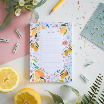 China JY A6 50sheets Self Adhesive Planning Notepad with Tear Off Grocery List Planner Notepad Weekly Notepad To Do List for sale