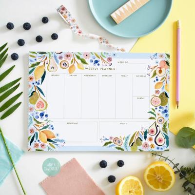 China JY Stationery Meal Work Family Planner Office Pad Self Adhesive Updated Pad Planner Pad To Do List A4 Weekly Planner Pad for sale