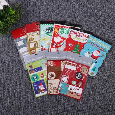 China Custom Reusable Christmas Festival Decoration Diary Kids Adhesive Sticker Book for sale