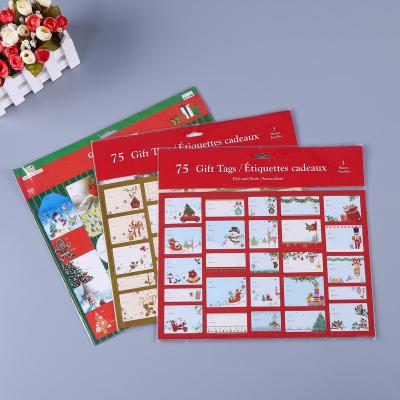 China Custom Decoration Christmas Cartoon Decoration Supplies Label Sticker Sheets for sale