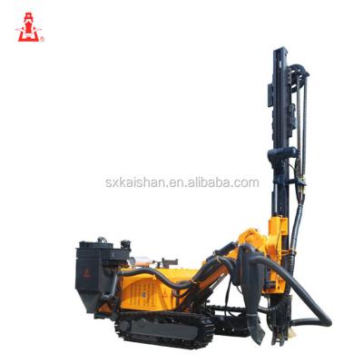 China Ore hole compressor driven pneumatic&hydraulic high pressure bored drill rig KGH8 for quarry (with dust collector) for sale