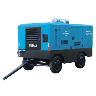 China OIL-LESS LGCY-KAISHAN LGCY-33/35 33m3/min, 3.5MPa Diesel Engine Top Screw Air Compressor Price List for sale