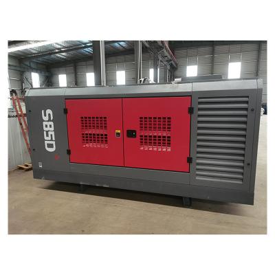 China High quality OIL-LESS diesel air compressor for drilling stone drilling 850 cfm 22 drill bar on sale for sale