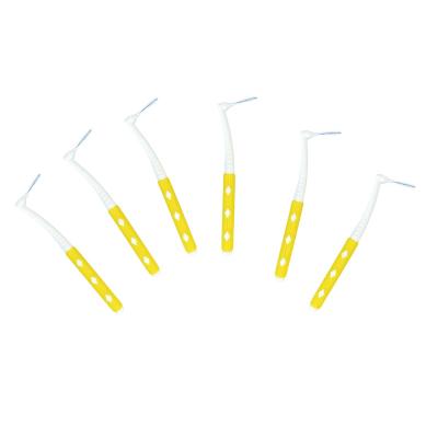 China Manufacturer'S Hot Selling Reusable Interdental Brush L Shaped Interdental Brushes In Rich And Comfortable Colors for sale