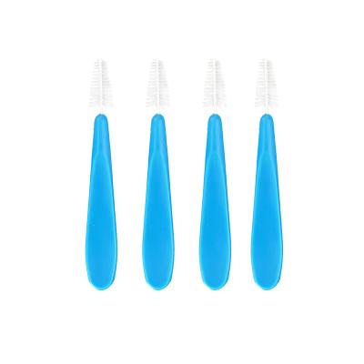 China Manufacturer - Sold High - Quality Flat Head Toothbrush Interdental Brushes With Comfortable Flat Handle for sale