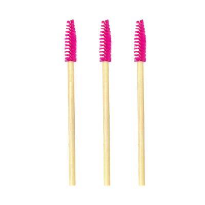 China Selling High Quality Cleaning Brush Brows Disposable Mascara Brush Chinese Nylon PA66+ Chinese Stainless Wire for sale