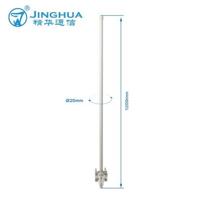 China Ham Radio High Gain VHF 158MHz 3.5dBi Omni Fiberglass Antenna Outdoor Base Station Antenna for sale