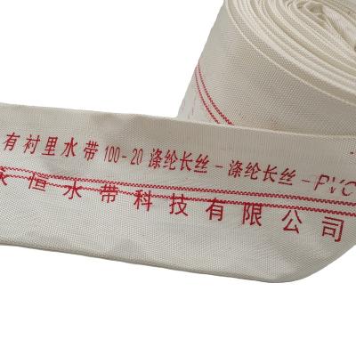 China Washing car Fujian 4 inch 25m fire hoses, canvas hose for agriculture irrigation for sale