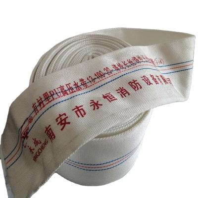 China Washing Car Fujian High Pressure 4 Inch 25m Fire Hose, Canvas Hose For Agriculture Irrigation for sale