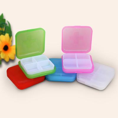 China Viable Wholesale Cheap High Quantity Price Compartment Seal Medicine Case 4 7 Day Weekly Pill Box for sale