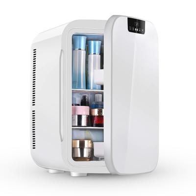 China 2019 Cheapest Price 25L DC 12V AC 220V Car Fridge Cooler Portable Mini Cosmetics Fridge Digital Heater System for sale