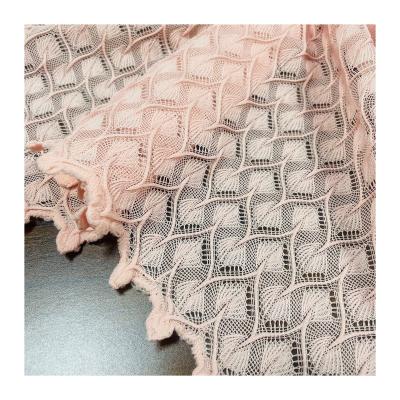 China Warp Knitting Knitting Fabric Women's Mesh Net Jacquard Polyester Special Prices Cash Shine Fabric Wear Elastic Lace Trimmer for sale