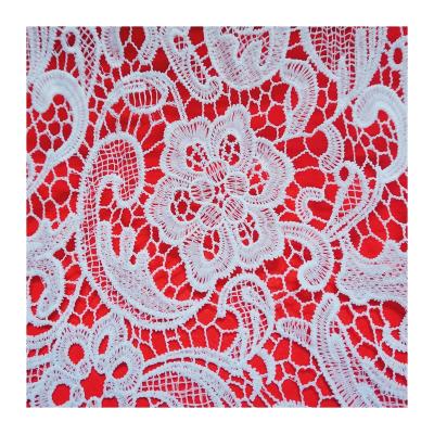 China Classicpure water-soluble milk silk polyester auxiliary material lace fabric clothing lace, clothing accessories and furniture for sale