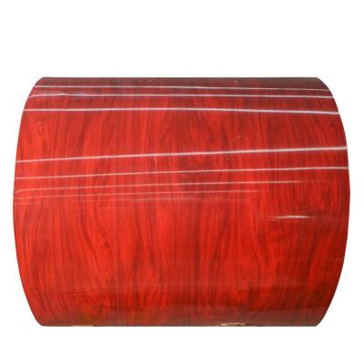 China Wooden steel double side painting / 3D oak ppgi 0.45x1250mm for sale