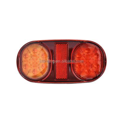 China 12v24vled Tractor Factory Water Flow 12v24vled IP67 Single Light Multifunctional Light Truck Bus Bus Tail Light Truck Semi Tractor Led Tail Light for sale