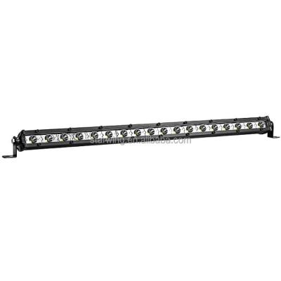 China Hot Selling Single Row LED Light Bar 20Inch 18LED 54W Slim Small Car LED Work Light Auxiliary Lighting Spotlight Drivinglights BAR-D1-18LED for sale